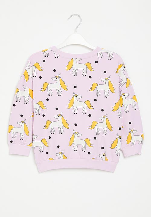 Pop Candy - Girls unicorn sweatshirt - lilac