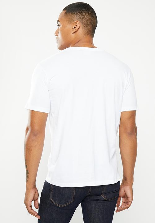 Holmes Bro's - Classic shield short sleeve tee - white