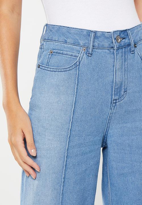 Converse - Seasonal denim wide leg - med light indigo