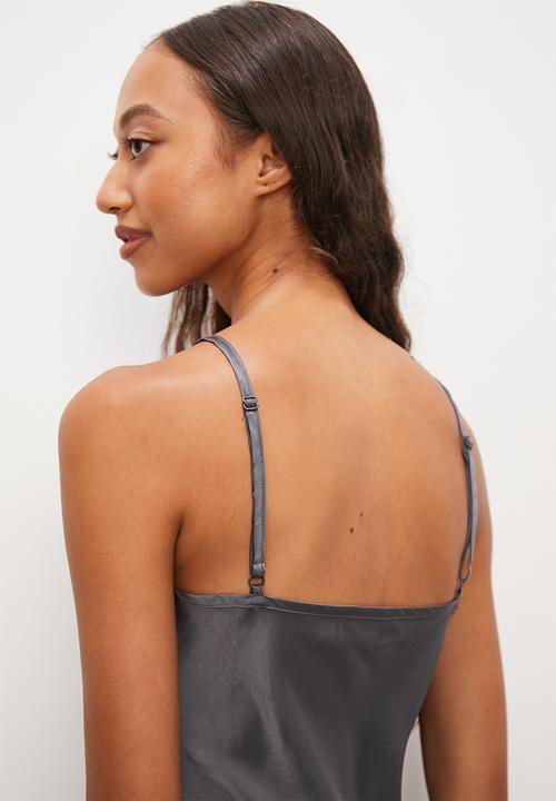 Superbalist - Satin slip - steel grey