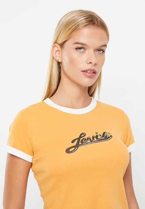 Levi’s® - Graphic ringer mini tee - golden nugget