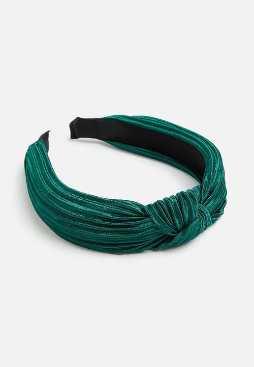 edit - Leia knotted headband - green