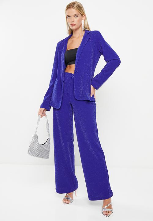 SISSY BOY - Generation: sparkle suit jacket - cobalt