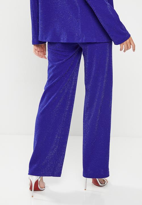 SISSY BOY - Generation: sparkle suit pant - cobalt