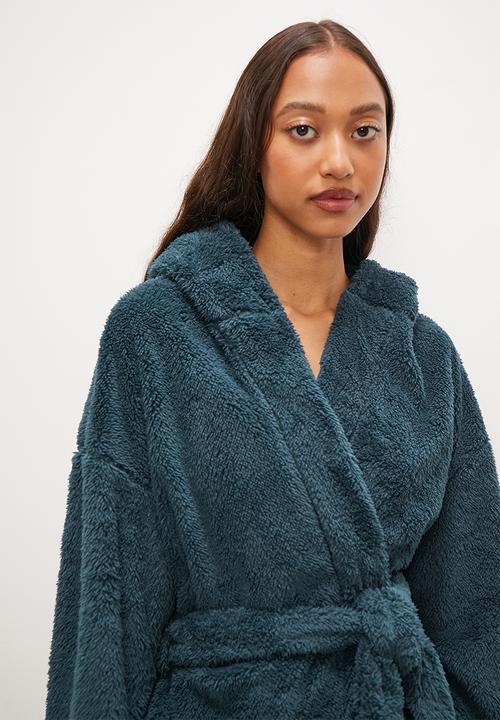 Superbalist - Plush short night gown - navy