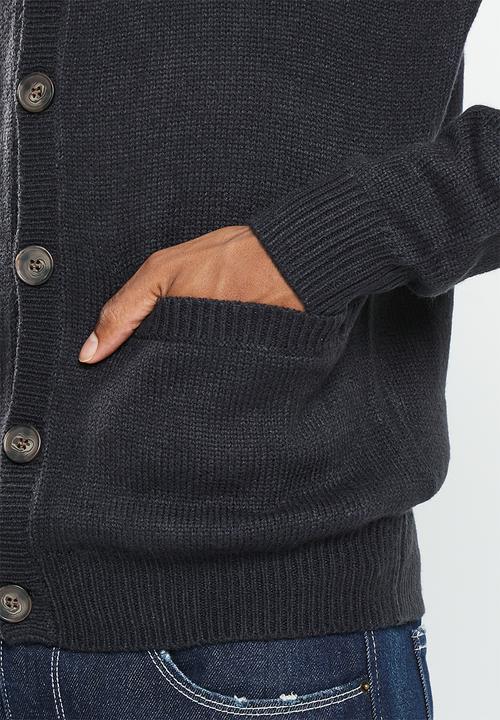 Brave Soul - Septimus knitwear - midnight navy