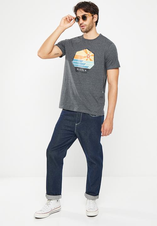 Vissla  - Sunburnt minds short sleeve tee - black