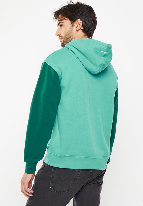 Levi’s® - Relaxed graphic po colorblock bt hoodie - green