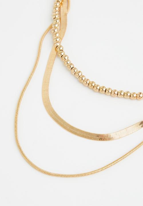 Superbalist - Lea layered necklace - gold