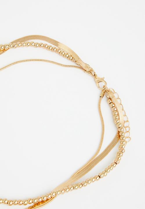 Superbalist - Lea layered necklace - gold