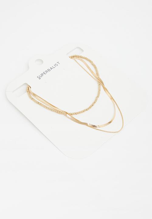 Superbalist - Lea layered necklace - gold