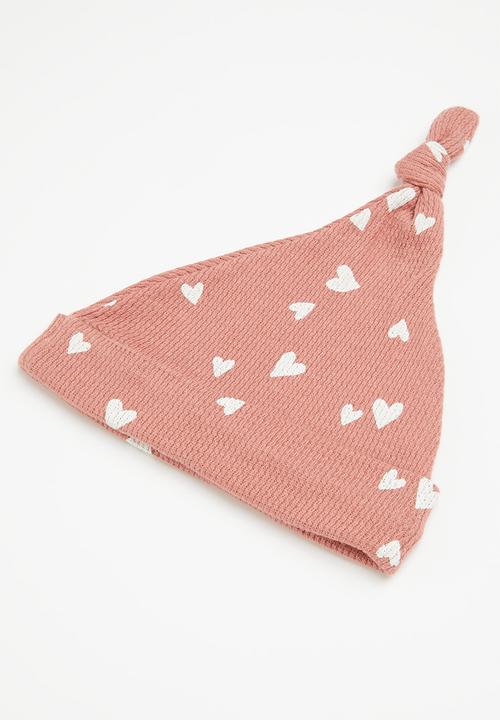 Pop Candy - 2 Pack babygrow & beanie set - pink