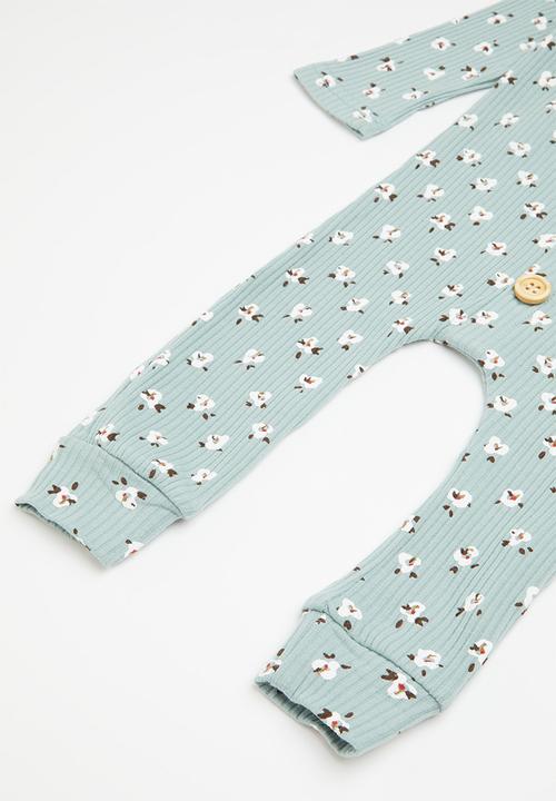 Pop Candy - Printed romper & headband set - blue