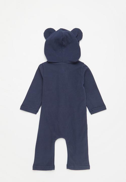 Pop Candy - Boys hooded romper - navy