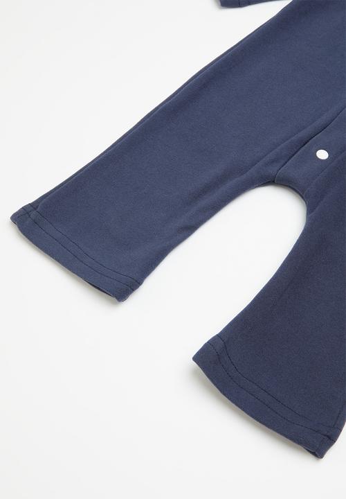 Pop Candy - Boys hooded romper - navy