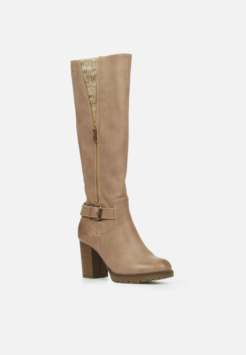 Miss Black - Delta 2 knee length boot - pink