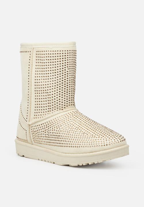 Miss Black - Rae 7 ankle boot - nude