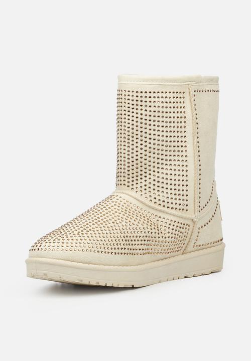 Miss Black - Rae 7 ankle boot - nude