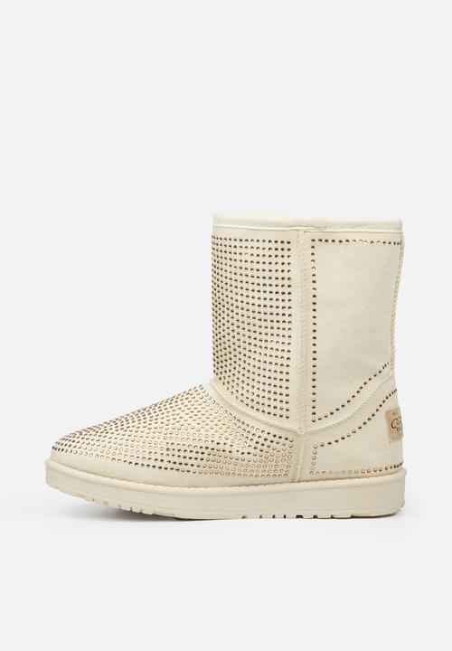 Miss Black - Rae 7 ankle boot - nude