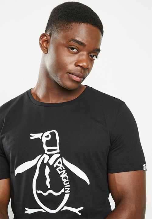 Original Penguin - Penguin shape ss tee - true black