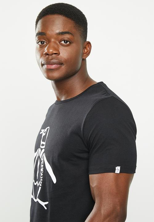Original Penguin - Penguin shape ss tee - true black