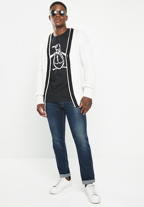 Original Penguin - Penguin shape ss tee - true black