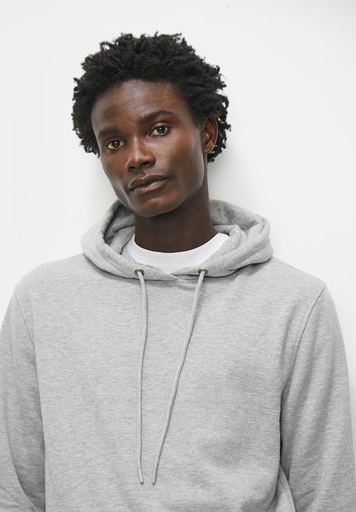 Superbalist - Maddox basic pullover hoodie - grey melange