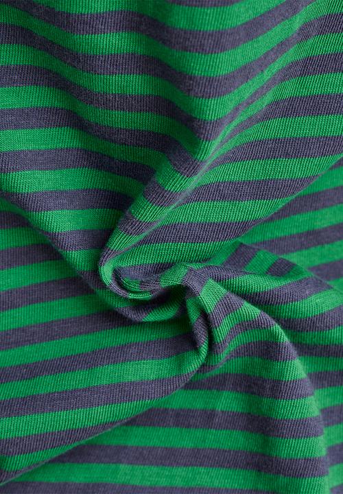 G-STAR - Stripe slim r t - jolly green/dk grape stripe