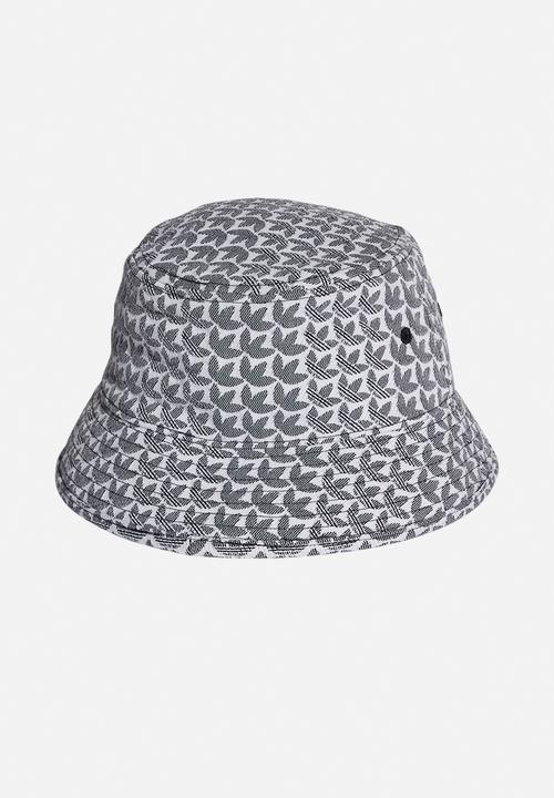 adidas Originals - Bucket hat - white/black