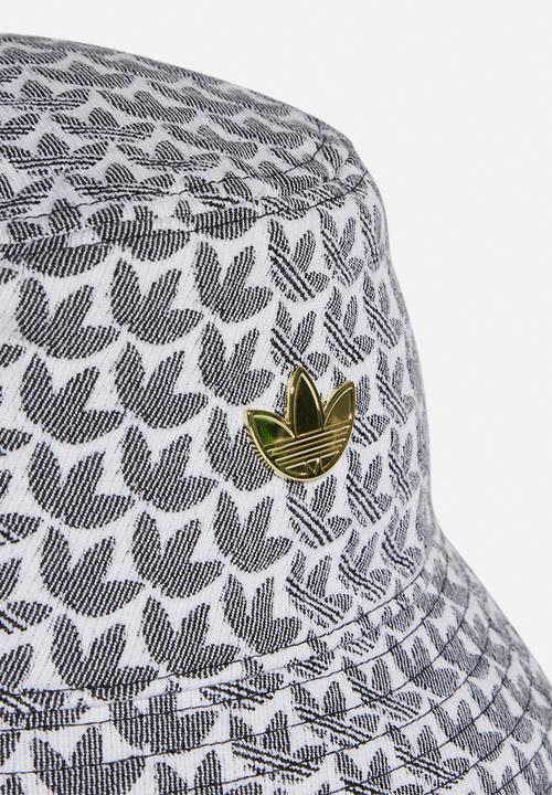 adidas Originals - Bucket hat - white/black