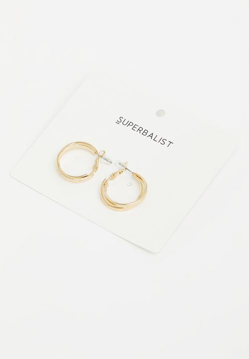 Superbalist - Gigi hoop earrings - gold