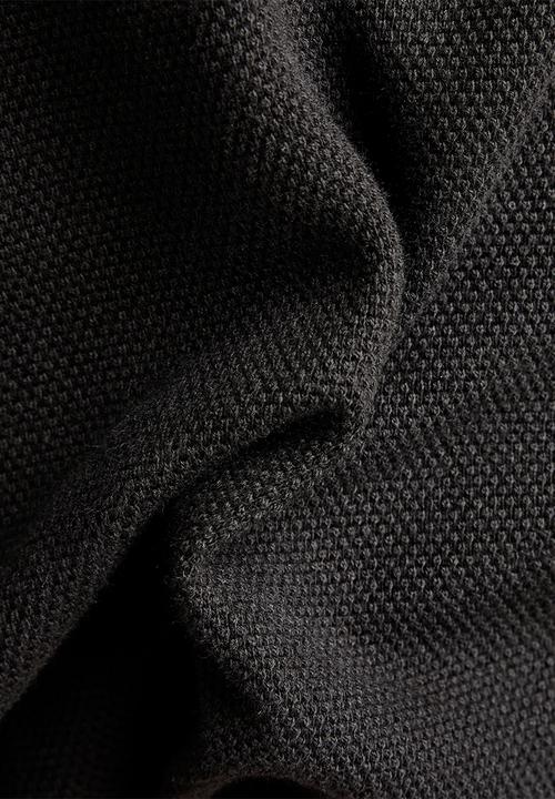 G-STAR - Essential polo l\s - dark black