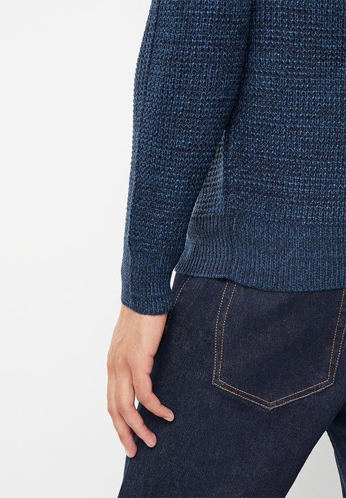 Brave Soul - Neutronh knitwear - midnight navy