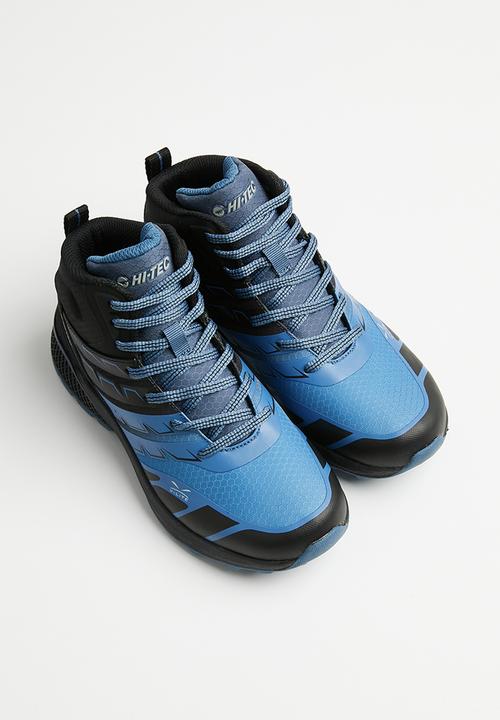 Hi-Tec - Trail pro mid jnr - black & blue