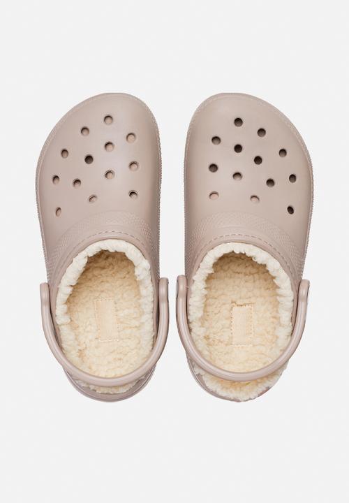 Crocs - Classic lined clog - mushroom & bone