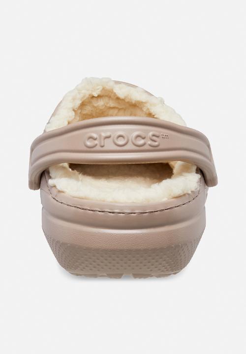 Crocs - Classic lined clog - mushroom & bone