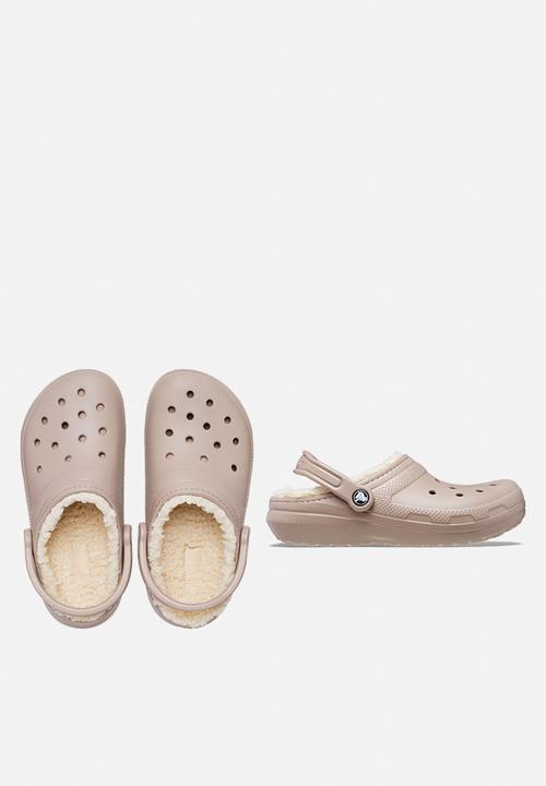 Crocs - Classic lined clog - mushroom & bone