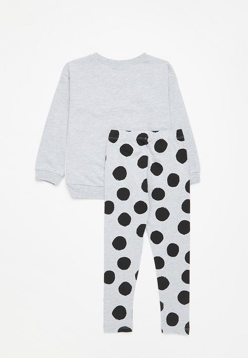 Pop Candy - Legging & sweatshirt set - grey