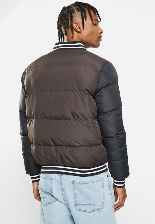Brave Soul - Jarrow jacket - brown & black