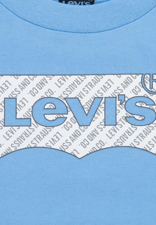 Levi’s® - Lvb colorblock hoodie tee & d - blue & white