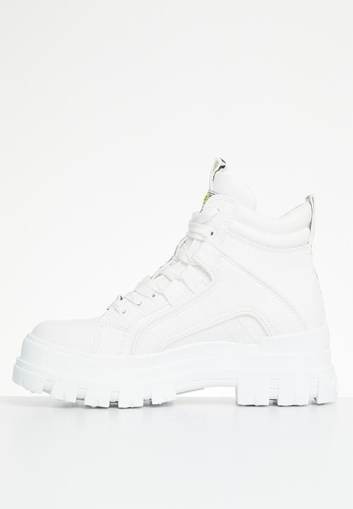 BUFFALO - Aspha nc mid lace up - white