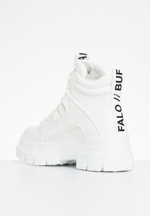 BUFFALO - Aspha nc mid lace up - white