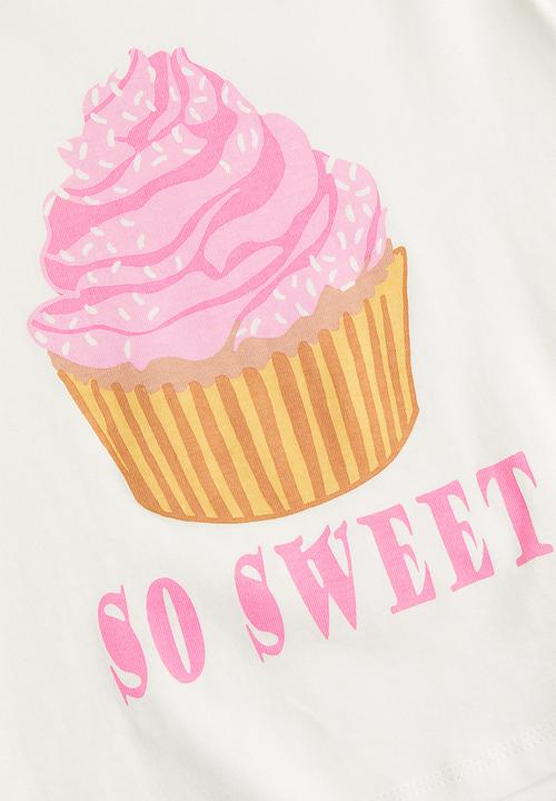 H&M - Cotton jersey pyjamas - pink/cupcake