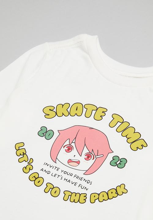 Superbalist - 2 Pack graphic long sleeve tees - mustard & milk
