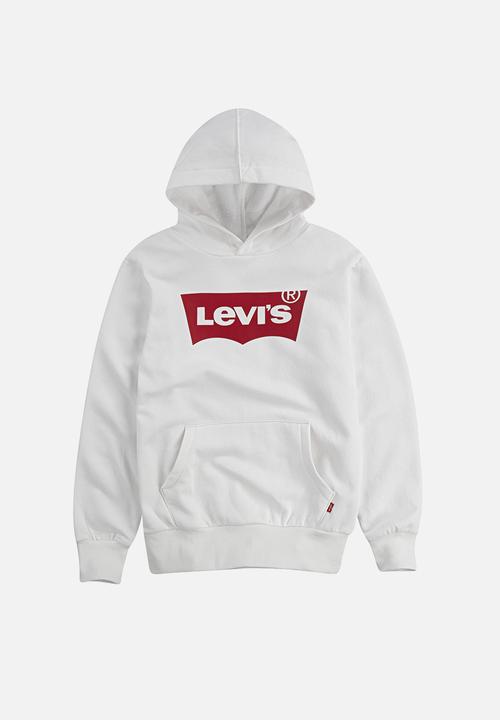 Levi’s® - Lvb batwing screenprint hooded - white