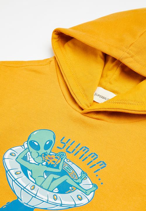 Superbalist - 2 Pack graphic hoodie - navy & mustard