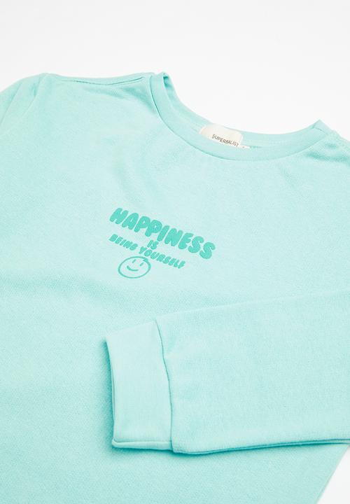 Superbalist - Girls tracksuit with print - mint