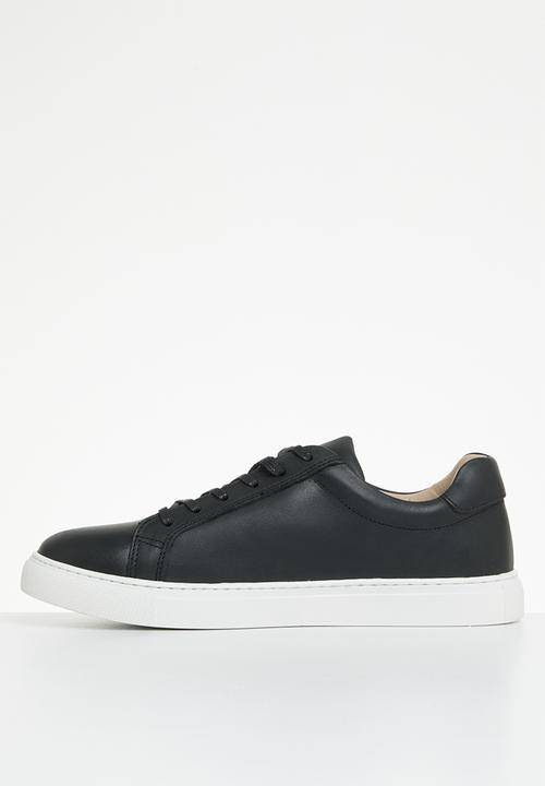POLO - Classic leather sneaker - black