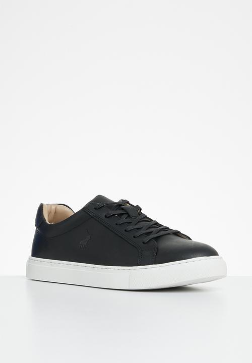 POLO - Classic leather sneaker - black