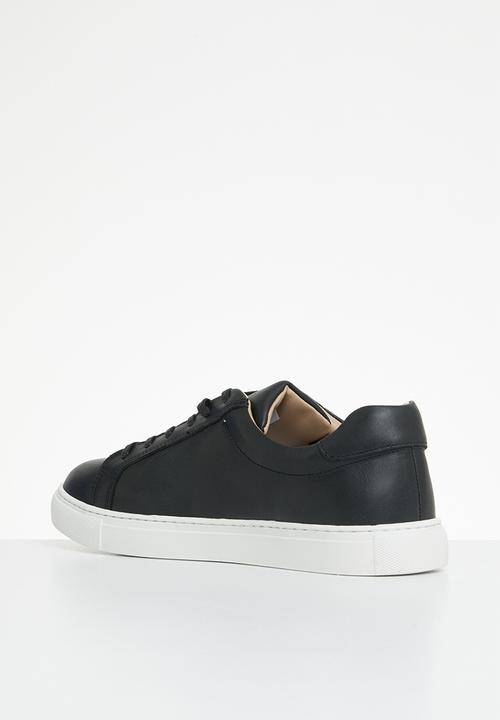 POLO - Classic leather sneaker - black